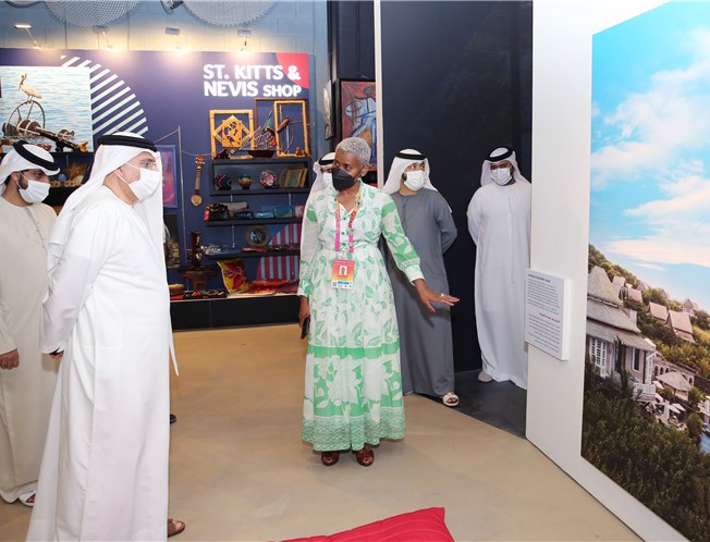 Al Awar explores innovations at the Saint Kitts and Nevis pavilion at Expo 2020 Dubai