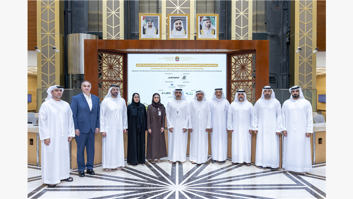 Nine Leading Companies Sponsor MoHRE Initiatives to Enhance Labour Market Competitiveness, Worker Wellbeing and Community Belonging
