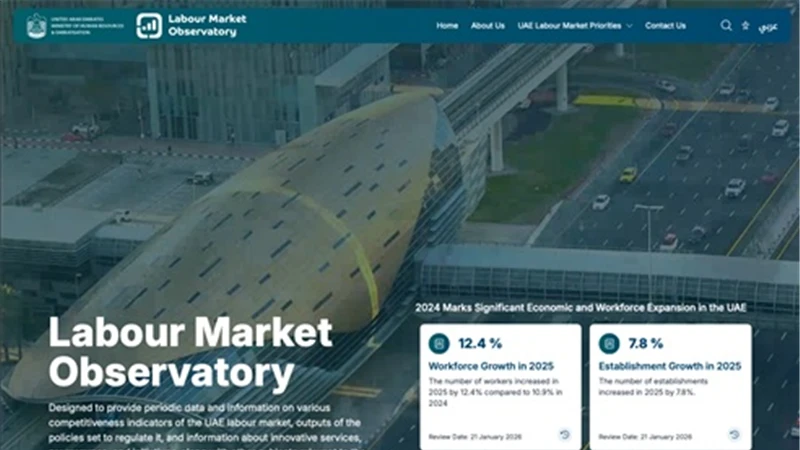 MoHRE launches updated version of the UAE Labour Market Observatory