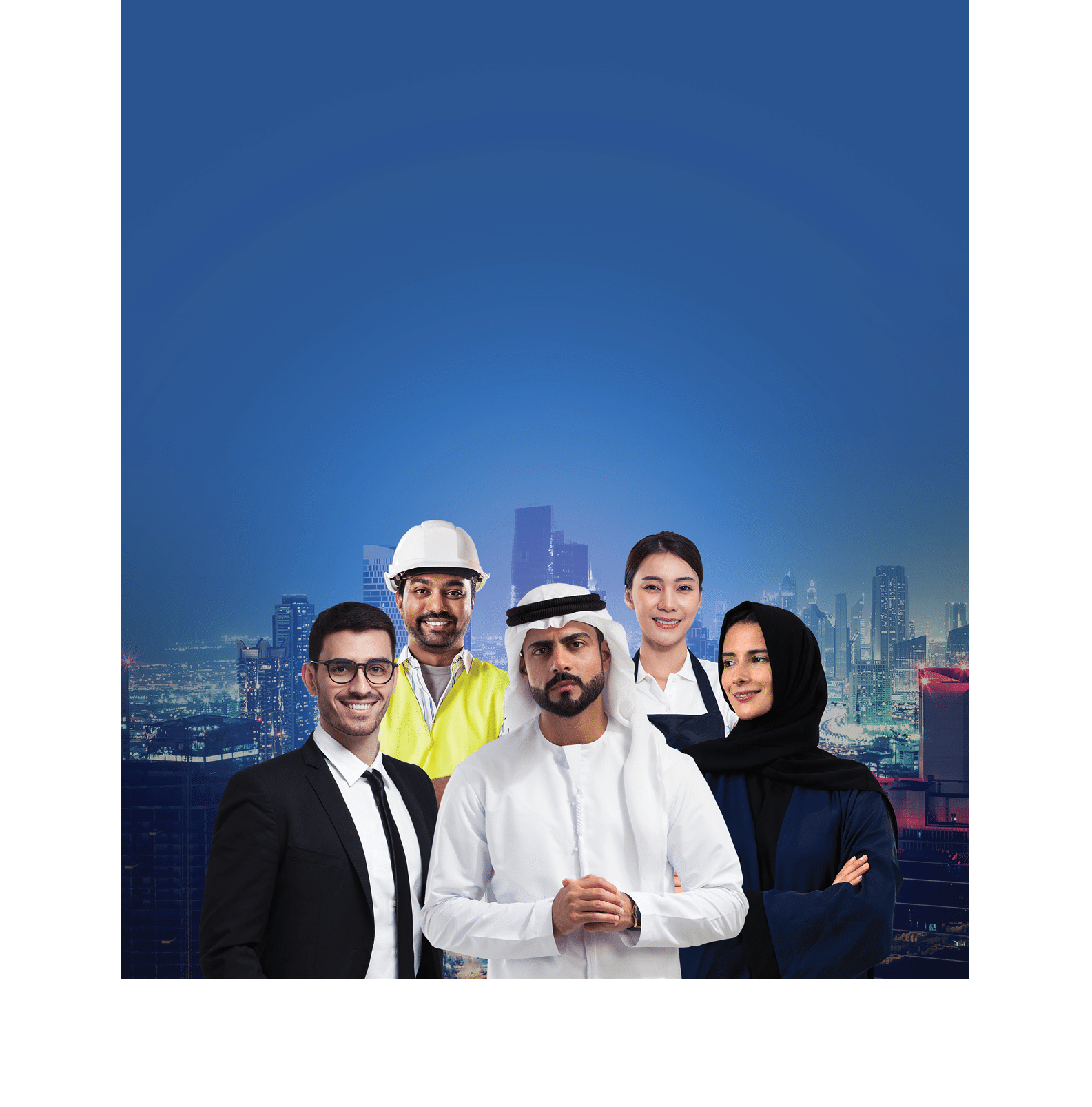 Dubai city in sunrise aerial view