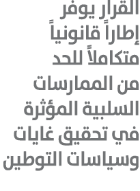 القرار يوفر إطاراً قانونياً متكاملاً للحد من الممارسات السلبية المؤثرة في تحقيق غايات وسياسات التوطين 