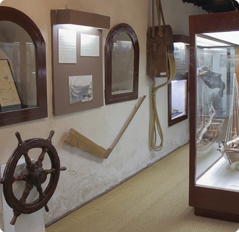 RAS AL KHAIMAH, UNITED ARAB EMIRATES - January 13, 2018: National Museum of Ras Al Khaimah. 