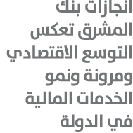انجازات بنك المشرق تعكس التوسع الاقتصادي ومرونة ونمو الخدمات المالية في الدولة 