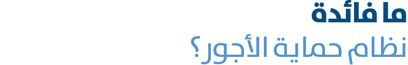 ما فائدة نظام حماية الأجور؟ 