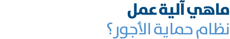 ماهي آلية عمل نظام حماية الأجور؟ 