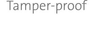 Tamper-proof