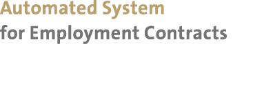 Automated System for Employment Contracts 