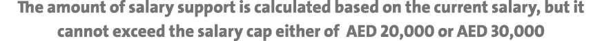The amount of salary support is calculated based on the current salary, but it cannot exceed the salary cap either of...