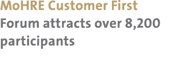MoHRE Customer First Forum attracts over 8,200 participants 