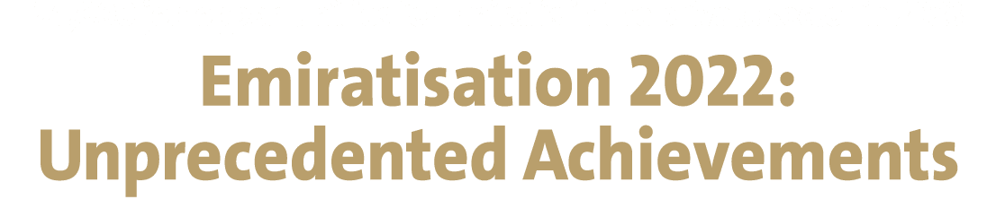 24,000 job opportunities for Emiratis in the private sector in 2023 Emiratisation 2022: Unprecedented Achievements 