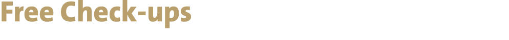 Free Check ups 