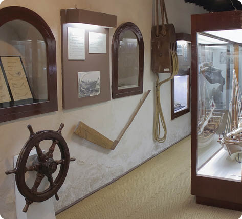 RAS AL KHAIMAH, UNITED ARAB EMIRATES - January 13, 2018: National Museum of Ras Al Khaimah. 