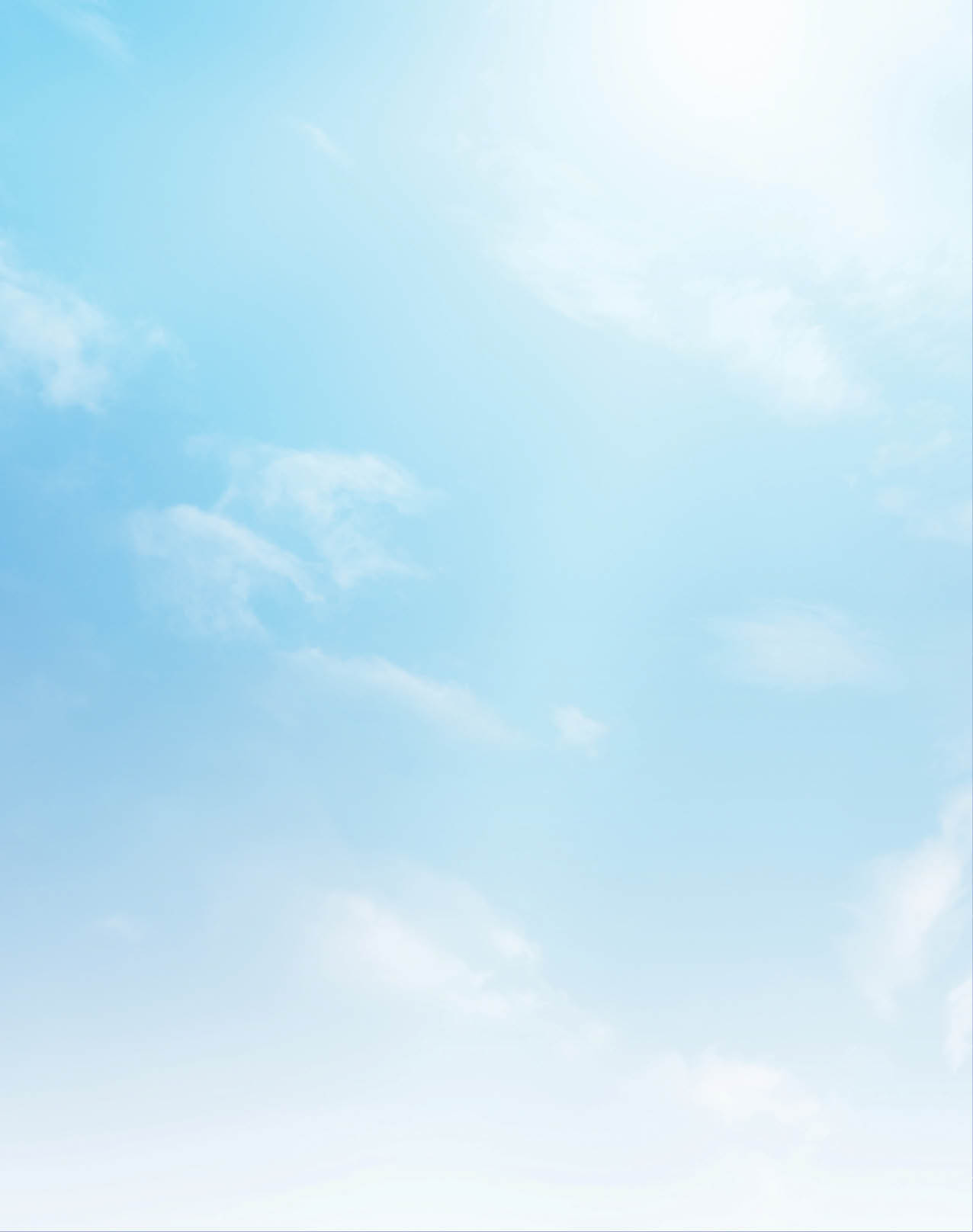 Blue sky with white cloud. The summer heaven is colorful clearing day Good weather and beautiful nature in the morning.