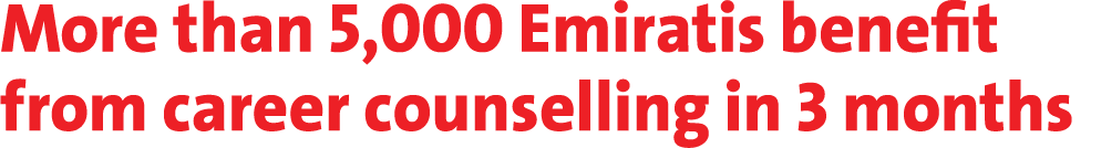 More than 5,000 Emiratis benefit from career counselling in 3 months 