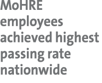 MoHRE employees achieved highest passing rate nationwide 