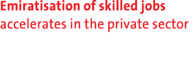 Emiratisation of skilled jobs accelerates in the private sector 