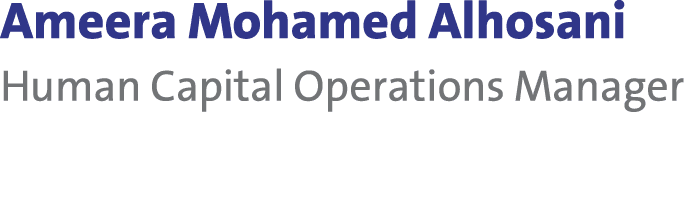 Ameera Mohamed Alhosani Human Capital Operations Manager