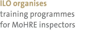 ILO organises training programmes for MoHRE inspectors 