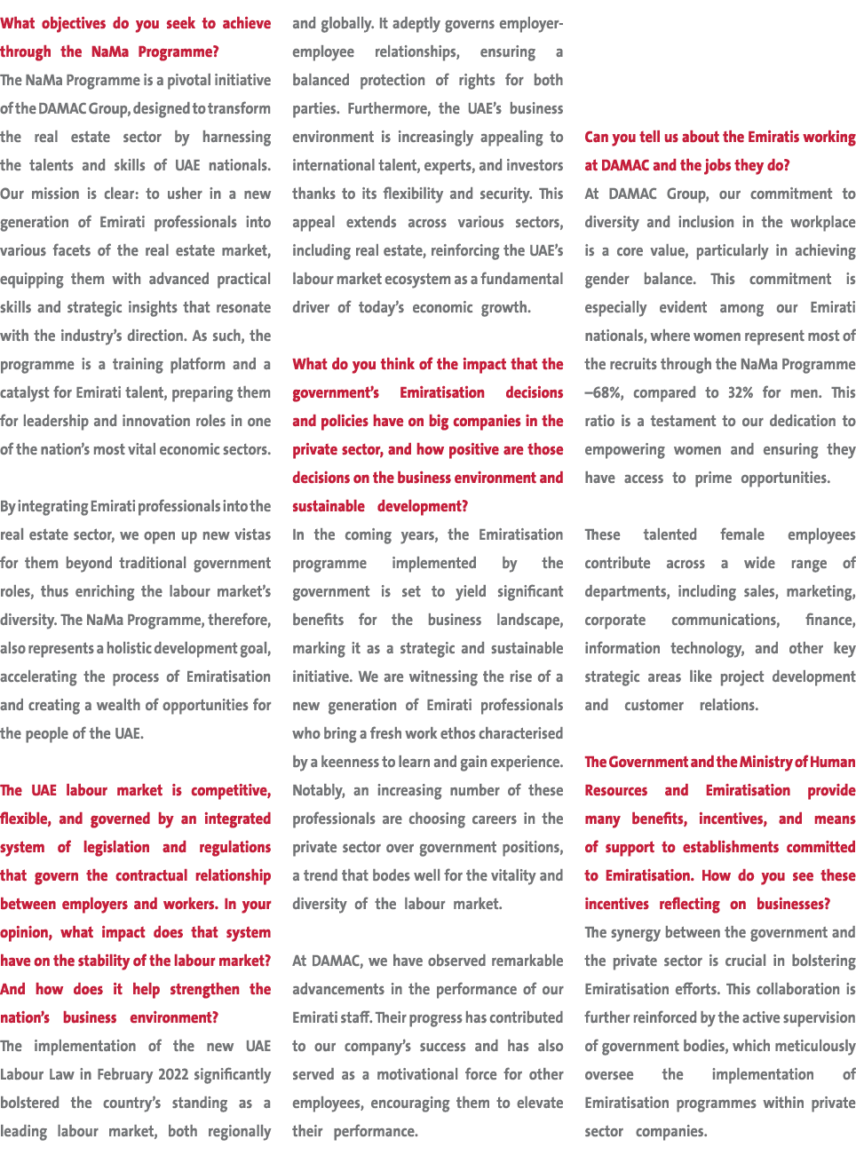 What objectives do you seek to achieve through the NaMa Programme? The NaMa Programme is a pivotal initiative of the ...