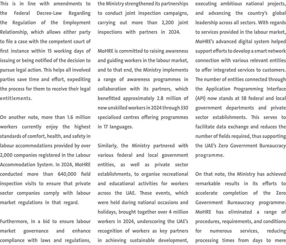 This is in line with amendments to the Federal Decree Law Regarding the Regulation of the Employment Relationship, wh...