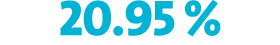 20.95 %