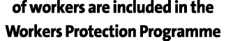 of workers are included in the Workers Protection Programme 