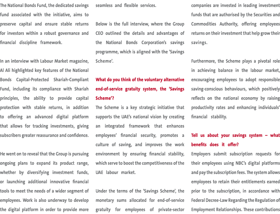The National Bonds Fund, the dedicated savings fund associated with the initiative, aims to preserve capital and ensu...