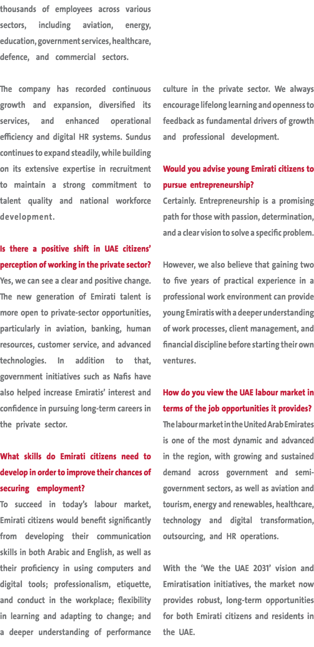 thousands of employees across various sectors, including aviation, energy, education, government services, healthcare...