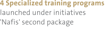 4 Specialized training programs launched under initiatives 'Nafis' second package