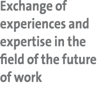 Exchange of experiences and expertise in the field of the future of work