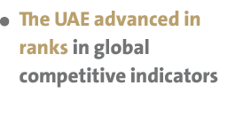  The UAE advanced in ranks in global competitive indicators