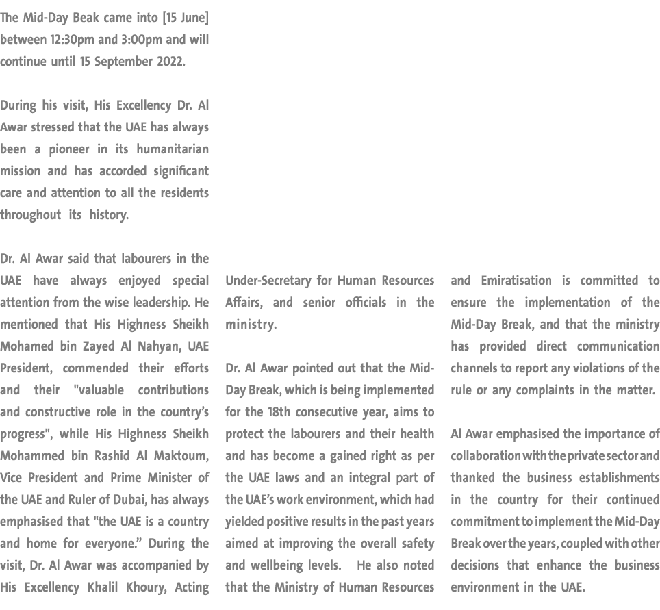 The Mid-Day Beak came into [15 June] between 12:30pm and 3:00pm and will continue until 15 September 2022. During his...